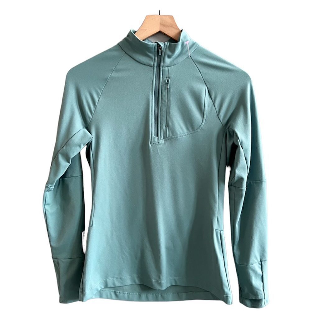 Merrell SelectWick 1/4 Zip Pullover Running Jacket Long Sleeve Shirt Sage Green